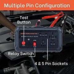 Automotive Relay Tester With Relay Puller – 12V Auto Relay Diagnostic Tool, Car