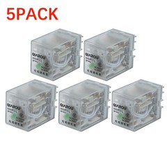 5Pcs Relay MY4NJ 12V DC Small relay 5A 14PIN Coil DPDT HH54P