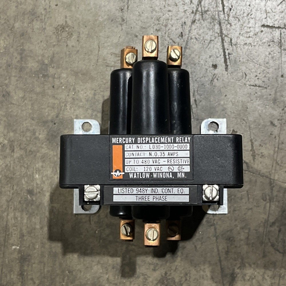 🔥Watlow Controls LD30-1000-0U00 480V 35A Relay, Used Free Shipping🇺🇸
