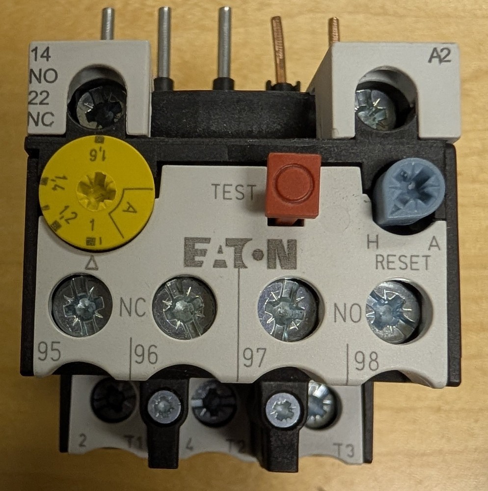 Eaton XTOB1P6BC1 Thermal Overload Relay 1-1.6A Trip
