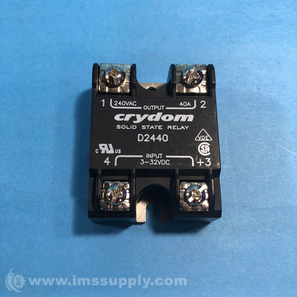 Crydom D2440 Solid State Relay, 32 VDC, 40A/280V FNIP