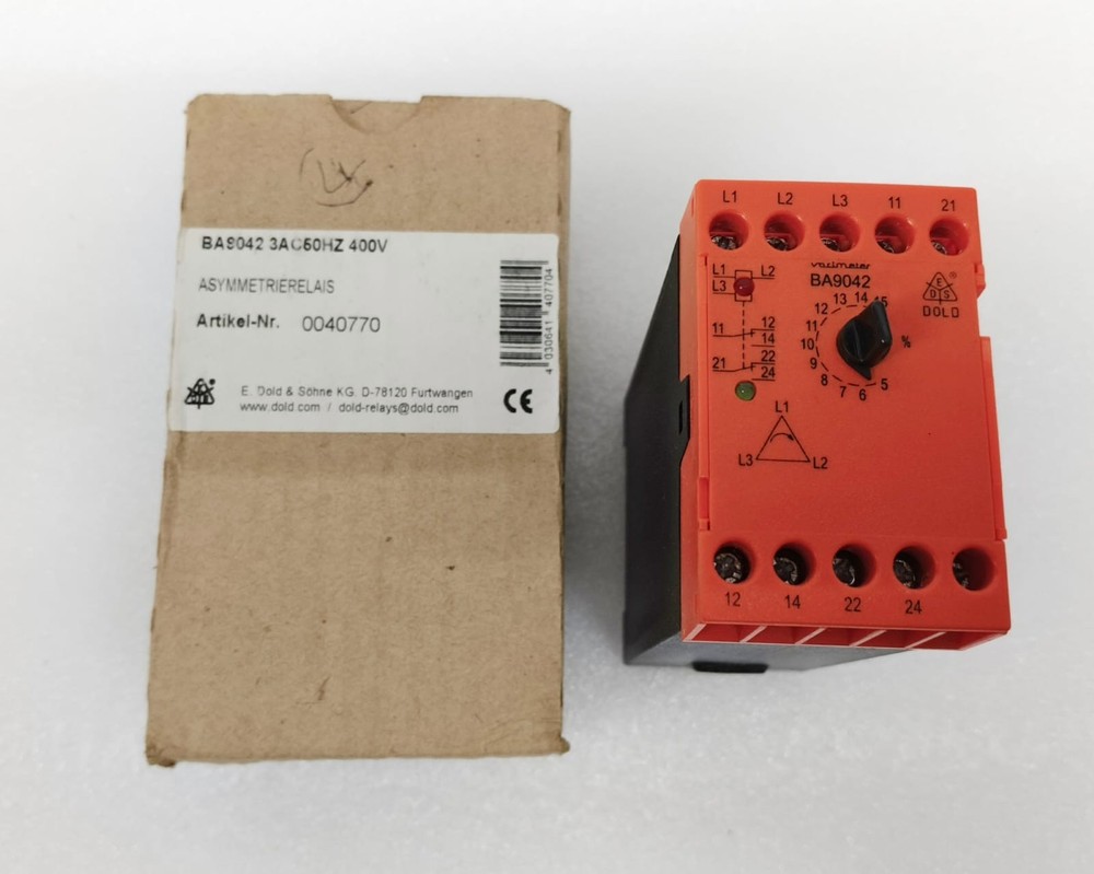 DOLD BA9042 Asymmetry Relay 3AC 400V 50Hz Phase Monitoring Relay 0040770