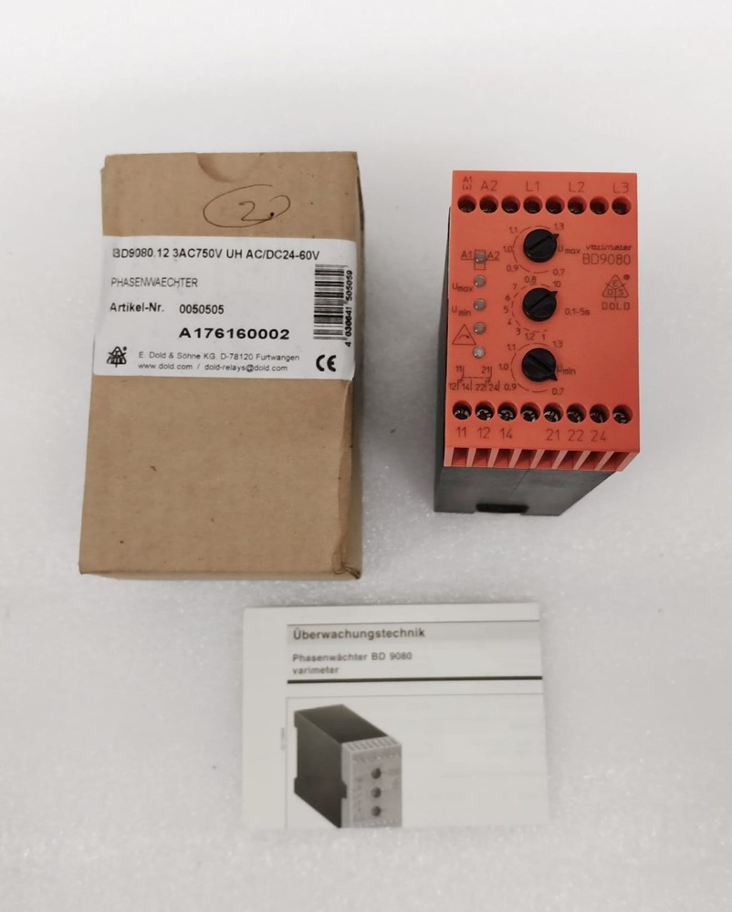 DOLD BD9080.12 Phase Monitoring Relay Phasenwächter 3AC 750V OEM
