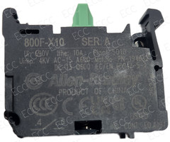 (10pcs) Allen-Bradley 800F-X10, N.O. Contact Block 800F-X10