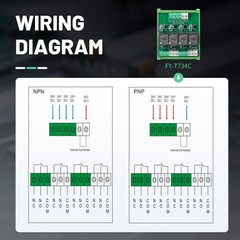 Relay Module 4 Channel 1Contact DIN Rail Mount AC/DC24V Interface Rela…