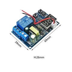 1 Channel Relay Module, AC 220V Trigger Delay Cycle Timing Relay Switch…