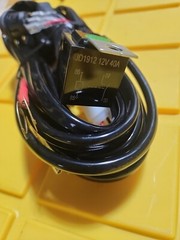 12V 40A 4-Pin Relay JD1912 With Heavy Duty 16AWG + 14AWG WITH Harness SET=