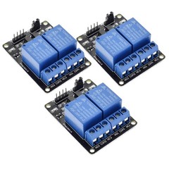3pcs 5V 2 Channel Relay Module Relay Expansion Board with OptoiInsulation 2Way…