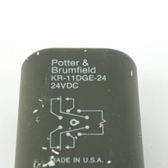New Potter & Brumfield KR-11DGE-24 Relay 24VDC 8-Pin – No Box