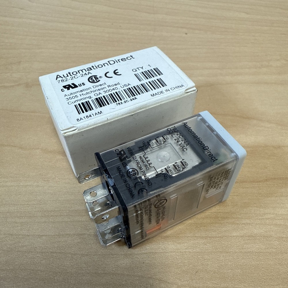 NEW! Automation Direct 782-2C-24A Ice Cube 24 VAC Control Relay Coil