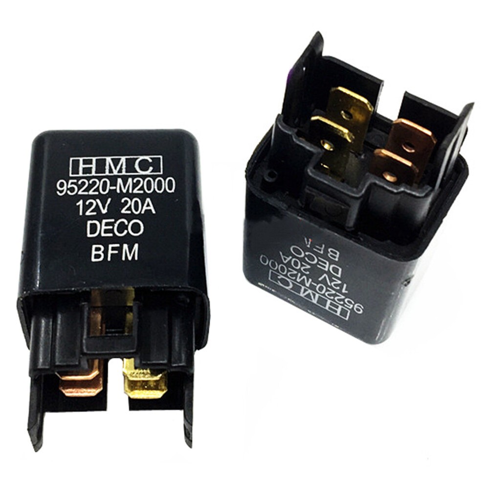 2Pcs DECO 95220-M2000 Automotive Relay 12VDC 20A 4Pins