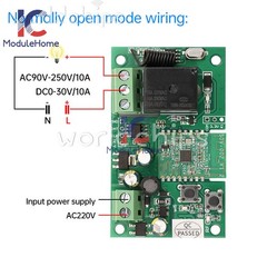 eWeLink DC7-32V/AC220V 1CH Pro Self-Locking Smart WIFI Bluetooth Relay Module