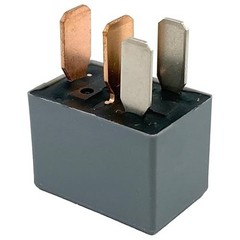 A/C Clutch Relay (2-Pack) 12V 30A 4-Pin SPST Automotive Replacement, Fixes Blink