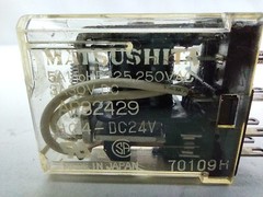 Matsushita AP32429 Relay HC4-DC24V, 14-Pin, QPDT/4PDT, 24VDC Coil, 240VAC/30VDC