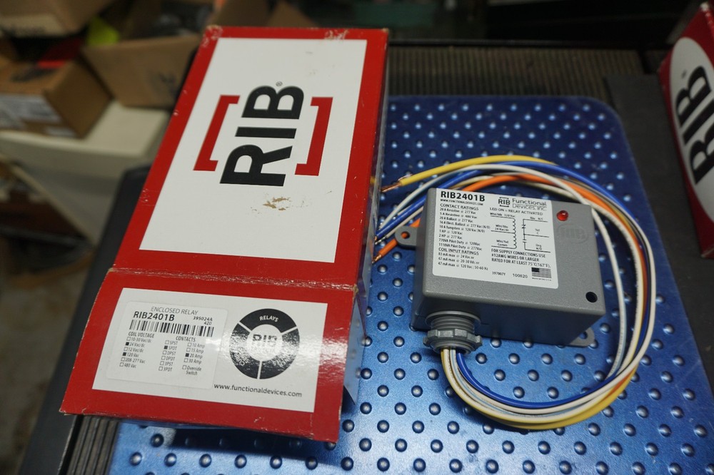 RIB2401B 24VAC/120VAC Functional Device Relay Coil Surplus