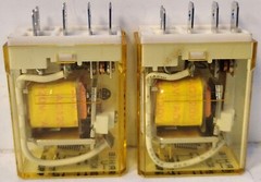 IDEC RH1B-U RH1B-UAC120V 120 V AC 10 A SPDT Power Relays – Lot of 2