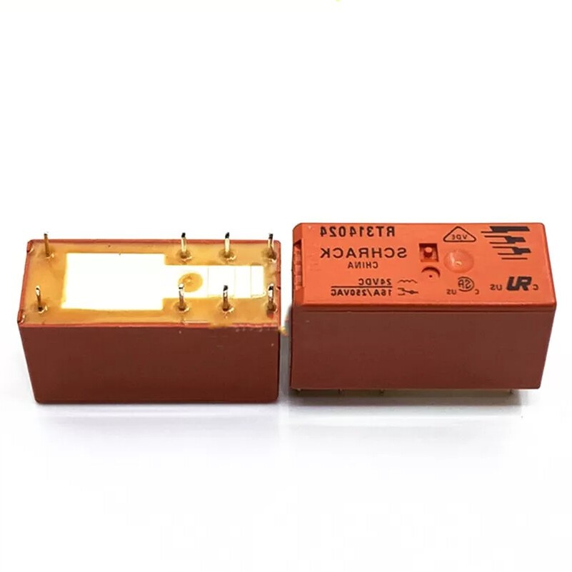 5PCS For TYCO RT314024 Power Relay 24VDC 8Pin 16A 250VAC