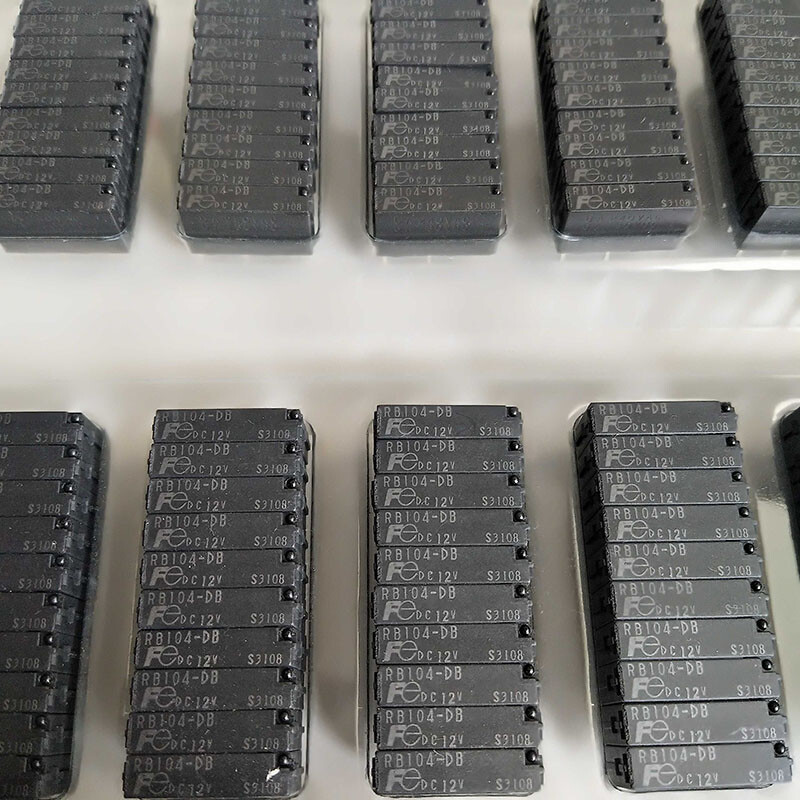 10PCS Fujistu RB104-DB DC12V 12VDC Power Relay 4 Pin