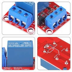 10 Pack 5V Relay Module, 1 Channel Relay Board for Raspberry Pi with Opto-Isolated…
