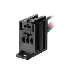 10 pcs 12V DC 5-Pin 30/40A Interlocking Relay Socket Harness Base SPDT