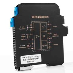 Signal Converter 4-20mA 0-20mA to 0-10V 0-5V 0-3.3V Analog Ultrathin 1 In 2 Out