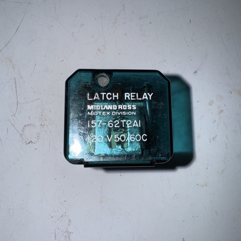 Latch Relay/157-62T2AI/120 V50/ midland Ross