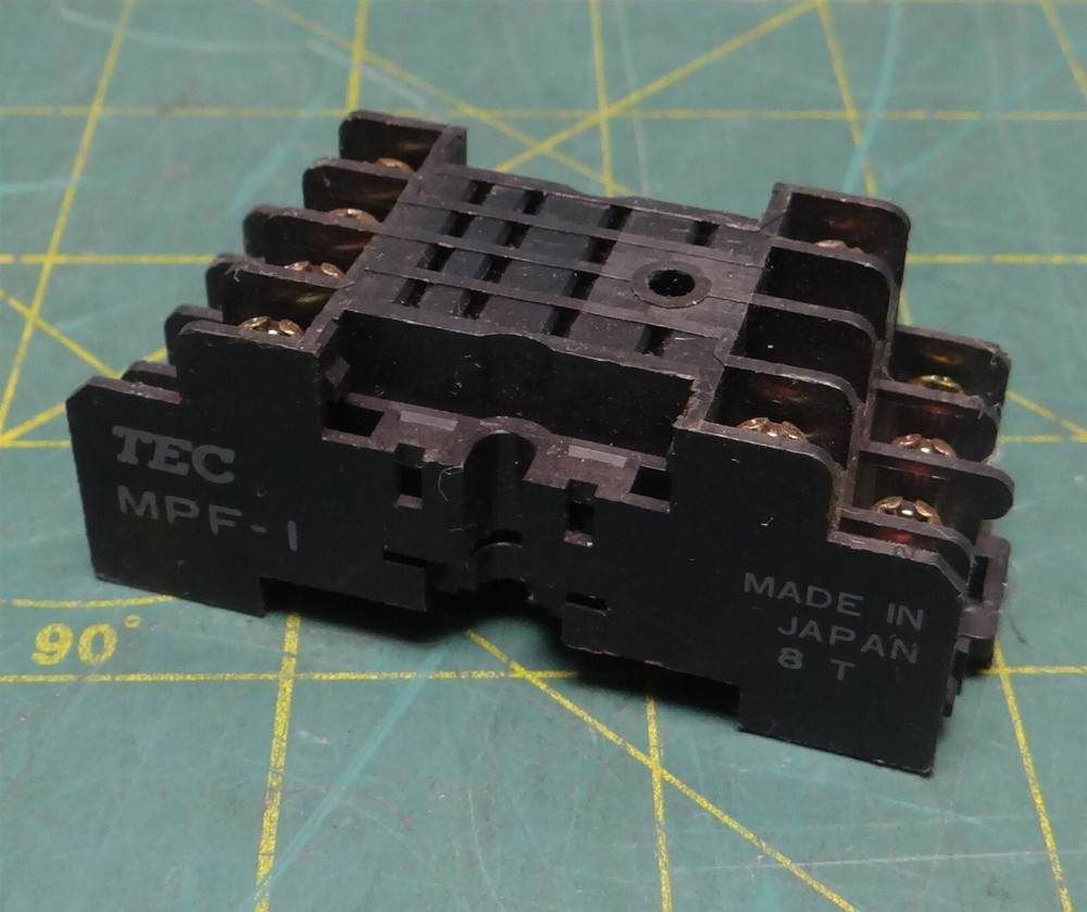 Toshiba Tec Relay Socket MPF-1 14-Pin Black Replacement Part 8T Made in Japan