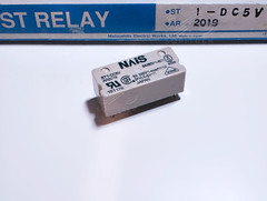ST1-DC5V MATSUSHITA 5V DC DPST 8A Power Relay 31x14x11 mm