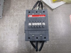 ABB Contactor A110-30 110-120V Coil 140A 600V (1) Aux Contact Used