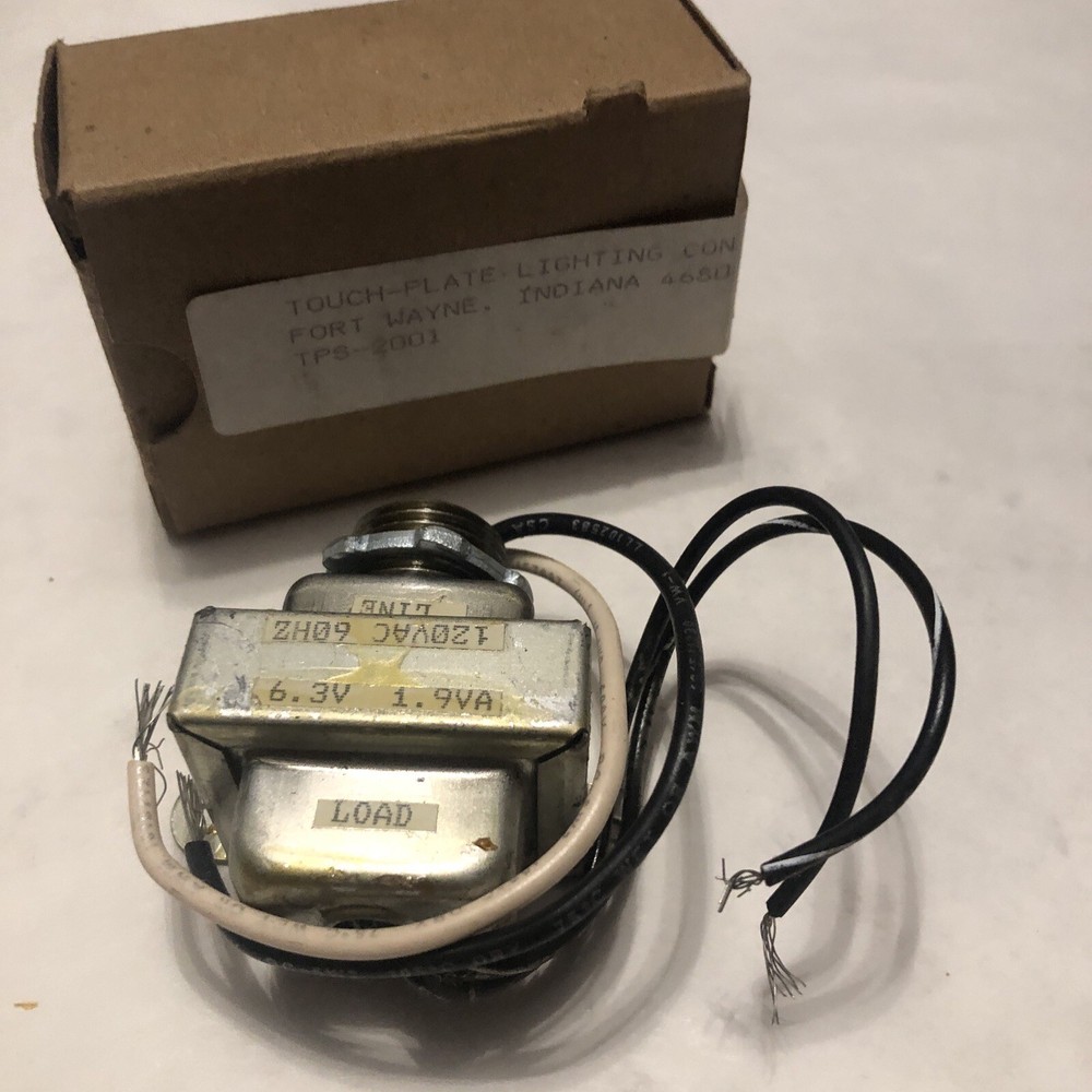 Touch-Plate Lighting Control TPS-2001 (120vac 60Hz Line) (6.3V 1.9VA Load)