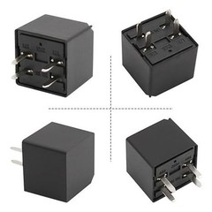 12V 4 Pin Relay Replacement for A/C Compressor Control Fuse Starter, Compatible