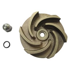 Dayton 811D60 Impeller, 3 5/8″ Dia, Semi-Open, Bronze