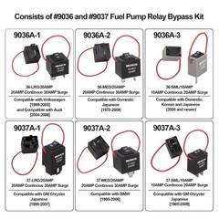 Relay Bypass Switch Kit, Amp Loop Fuel Pump Bypass Kit, Relay Tester Pack of …