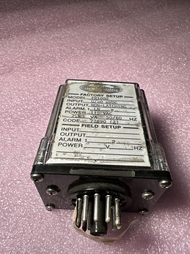 WILKERSON INSTRUMENTS FR1000 RELAY INPUT 0/50MVDC