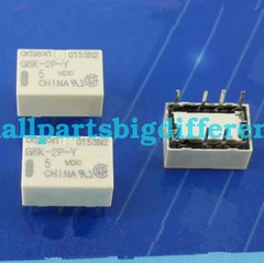 20/50/100pcs G6K-2P-Y 5VDC New Genuine 8Pins Relay DC 5V Wholesale