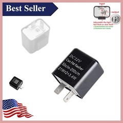 Speed Adjustable 2-Pin LED Flasher Relay – Universal Solution for Turn Signals