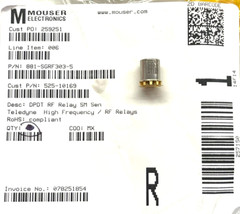 SGRF303-5, TELEDYNE High Frequency / RF Relays