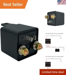 12V Continuous Duty 200A Relay – Silver Contacts for High Load Control