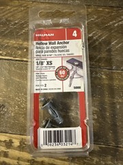 Hillman Hollow Wall Anchor Molly 5000 1/8″ x 1/4″