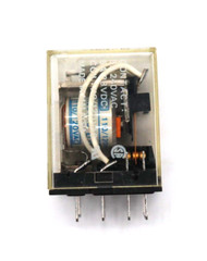 Omron Model MY4, 110/ 120VAC, 14-Blade Power Relay