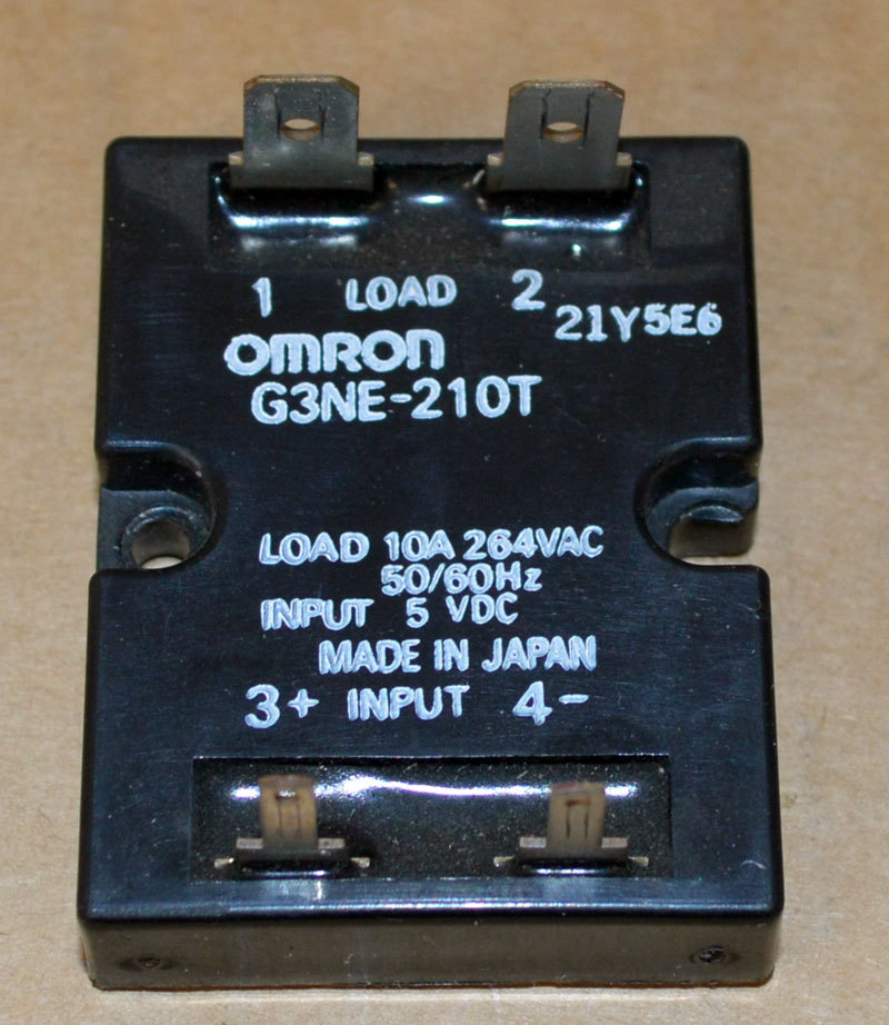 OMRON G3NE-210T COMPACT SOLID STATE RELAY 5VDC/100-240 VAC 10A