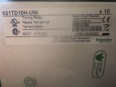 Schneider Electric 821TD10H-UNI SPDT Timing Relay 10FUNC New