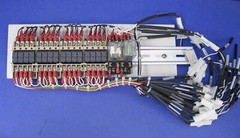 OMRON Relay Assy w/ G6B-1114P Relays and G6B-4BND Terminal Relay, Track Mount