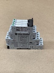 Allen Bradley 700-HLT1Z w/ 700-TBR24 Relay #706PT91FML (Lot of 4)