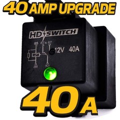 HD Switch Waterproof Relay 12VDC LED Indicator 2 Pack