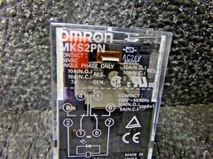 OMRON 24VAC Coil Volts, General Purpose Relay, 10A @ 240VAC/10A @ 28VDC Contact