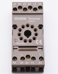 Kuhnke UF3G-24VDC 1 UF3G-24VDC1 Relay + Z345.12 Relay Socket – Used –