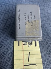 Budd Electronics 20VDC 1000 Ohms3A Relay Lot1