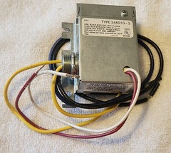 White Rodgers level temp silent operator 24A01G-3 Time Delay: 45 Sec.