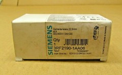 NEW SIEMENS 3RF2190-1AA06 SOLID STATE RELAY 90A 400-600V 24VDC (40+ AVAILABLE)